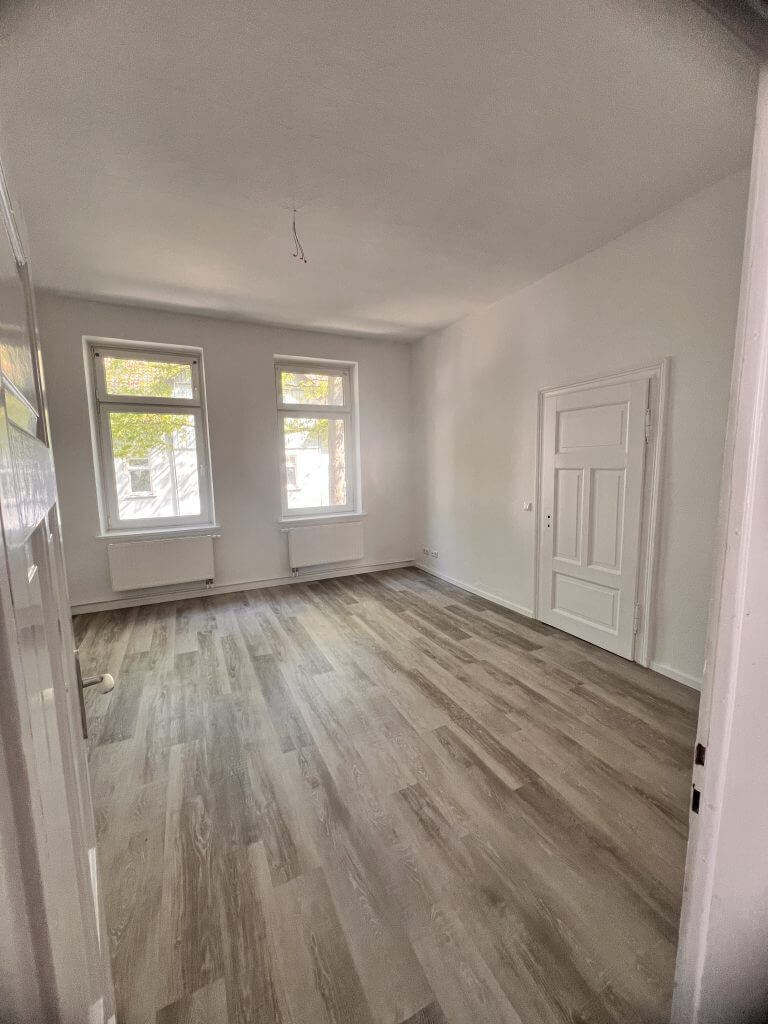 Neuer Bodenbeläge im Wohnzimmer