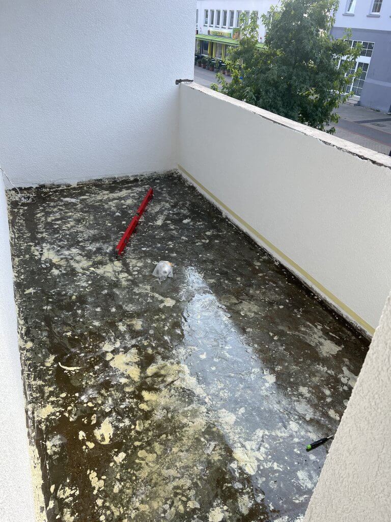 Komplete renovirung- Balkon